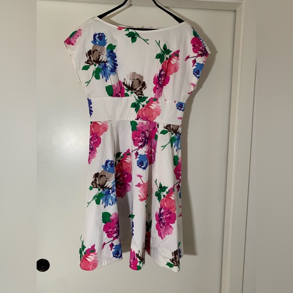 Kate Spade New York Jess in Full Bloom Floral Dress Swing Party Size 12 Flowers - Picture 5 of 12